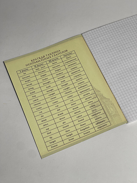 Тетрадь предметная 48 листов  "Фразочки"  Английский язык, со справочным материалом, обложка мелованный картон, блок офсет