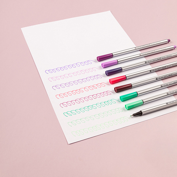 Набор скетч линеров 0.4 мм 60 цв. SKETCH&ART, В ПВХ КАРМАНЕ