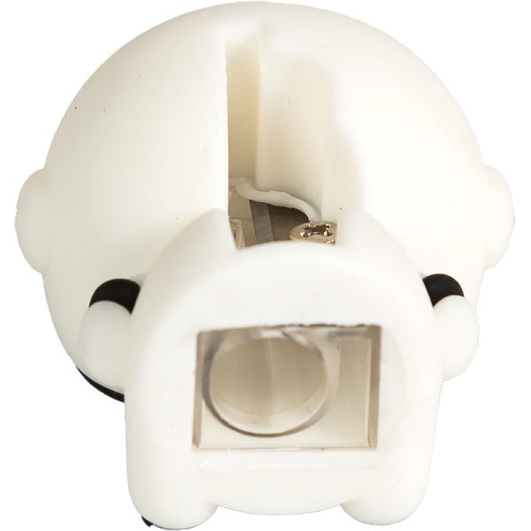 Точилка 1 отв. deVENTE. Space Team, пластиковая с покрытием Soft 