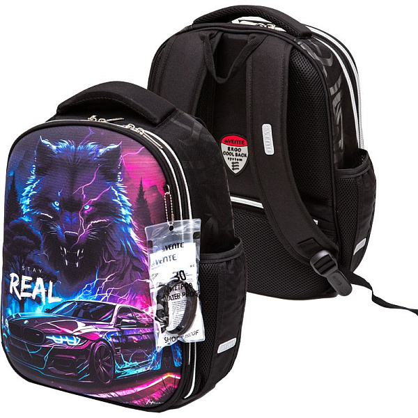 Рюкзак школьный "deVENTE. Choice Lite. Stay Real" жесткий 38x29x17 см,880 г, 1 отд.на молнии 