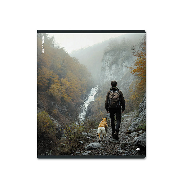 Тетрадь 48 листов в клетку "Friends" глянцевая ламинация  ErichKrause   _MIX-PACK