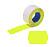 Этикетки PR 25*16мм BRAUBERG по 800 шт., волна, жел., (пистолет 290438)
