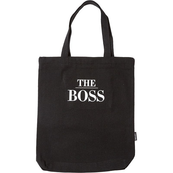 Сумка-шоппер "deVENTE. The BOSS" 34х43,5x8 см, расширение дна 8 см, канвас, 1 отделение на молнии и магнитной кнопке, 1 внутренний карман на молнии, с рисунком