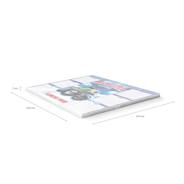 Расписание уроков ErichKrause® Monster Car, А3