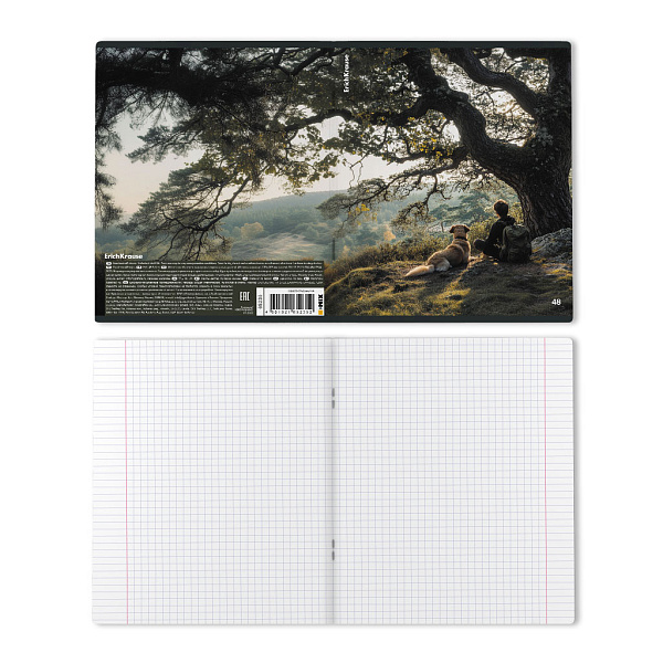 Тетрадь 48 листов в клетку "Friends" глянцевая ламинация  ErichKrause   _MIX-PACK