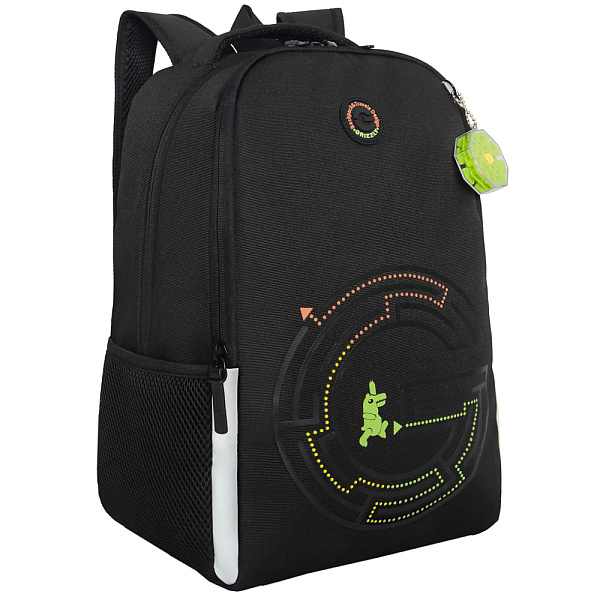 Рюкзак школьный с обвесом (/1 черный - цветной)