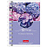 Записная книжка А7 80 л. кл. на гребне "Красота цветения"