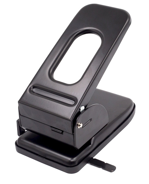 Дырокол на 70 листов, черный, WORKMATE