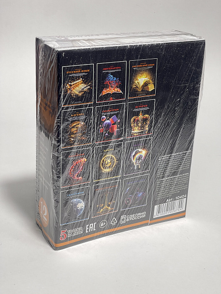 Комплект предметных тетрадей 48 листов, 12 предметов  "Ассоциации"  справочный материал, обложка мелованный картон, блок офсет