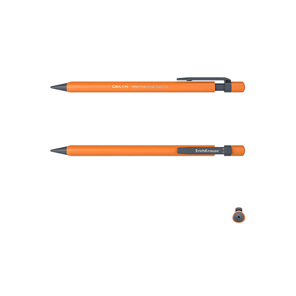 Карандаш автомат. 0,5 мм ErichKrause® Delta с ласт. желт. корп. 