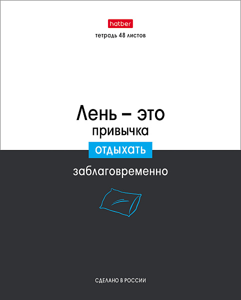 Тетрадь 48 л. кл. "Люблю школу" 65г/кв.м 10 дизайнов в коробе 