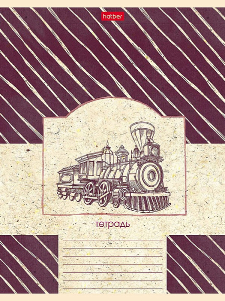 Тетрадь 12 л. лин. "Транспорт" тиснение 5 диз.в блоке скругл.углы