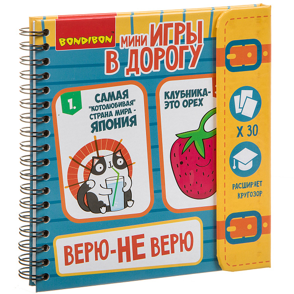 Развивающие игры в дорогу ВЕРЮ - НЕ ВЕРЮ