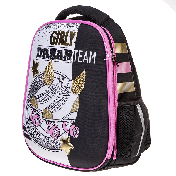 Рюкзак Hatber ERGONOMIC light-Команда мечты- 38Х29Х15см EVA материал нагрудная стяжка светоотраж. 2 отделения 2 кармана и 1 потайной на спинке