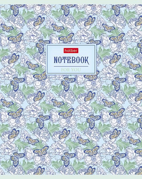 Тетрадь 80 л. кл. "В аромате грез" на скобе мат ламин,тиснение