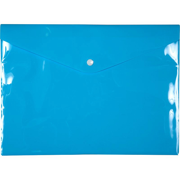 Папка-конверт на кн. А4 "deVENTE. Pastel" 180 мкм, непрозрачная пастельная бирюзовая, (330x235 мм) индивидуальная маркировка