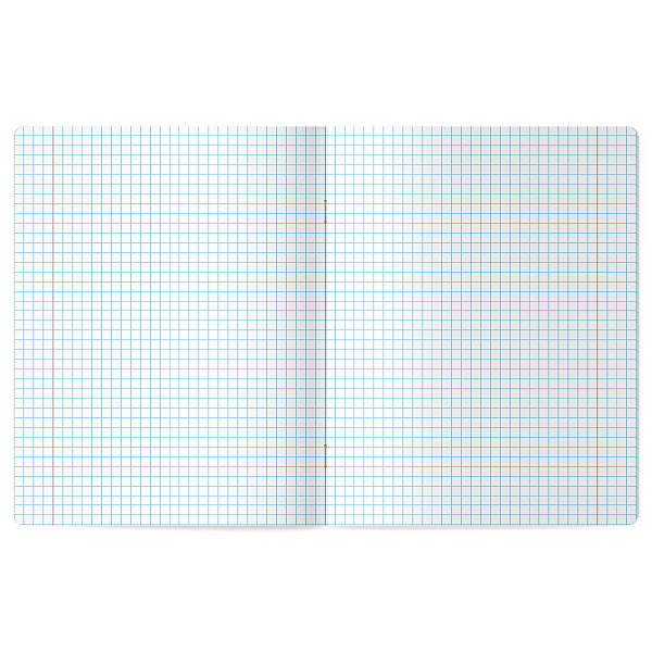 Тетрадь 48л., A5, клетка Berlingo "Haze", 80г/м2, софт-тач, ассорти