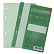 Сменный блок 50 л. А5 Нежно-зеленый-LAGOON ля тетрадей на кольцах цветной тониров.блок Универсальная перфорация  6 отверстий в индив.упак. 
