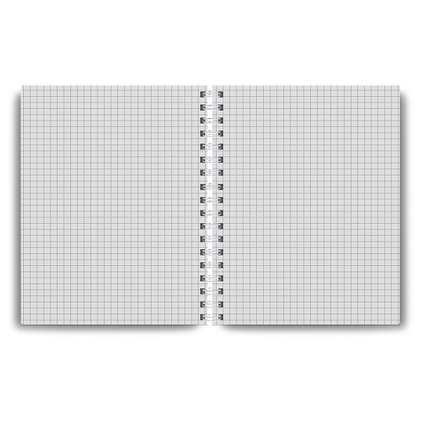 Тетрадь 48 л. кл. на гребне "Деловые люди" с пластик. обложкой 500 мкр., 