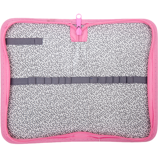 Пенал 1секц. д/дев. 205*120 "deVENTE. Fancy Girl" для 17 пр. на молнии, картон с покрытием из фольги с конгревным тиснением