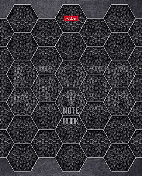 Тетрадь 96 листов в клетку "Векторные линии", обложка мелованный картон, глянцевая ламинация, 60 г/м2