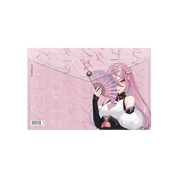 Папка-конверт на кн. А4 ErichKrause Manga Girls, A4, ассорти