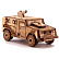 Конструктор деревянный Uniwood UNIT Бронеавтомобиль военный