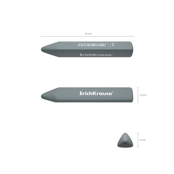 Ластик ErichKrause Tri Stick (в коробке )