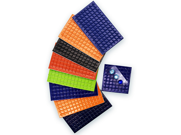 Самокл. мерцающая мозаика из мягк. пласт. А3 "Робот"