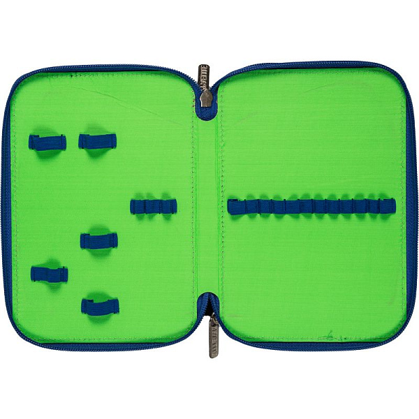 Пенал 2секц. д/мал. 210*140 "deVENTE. Football Universe" для 44 пр. прямоугол. плотный текстиль на молнии