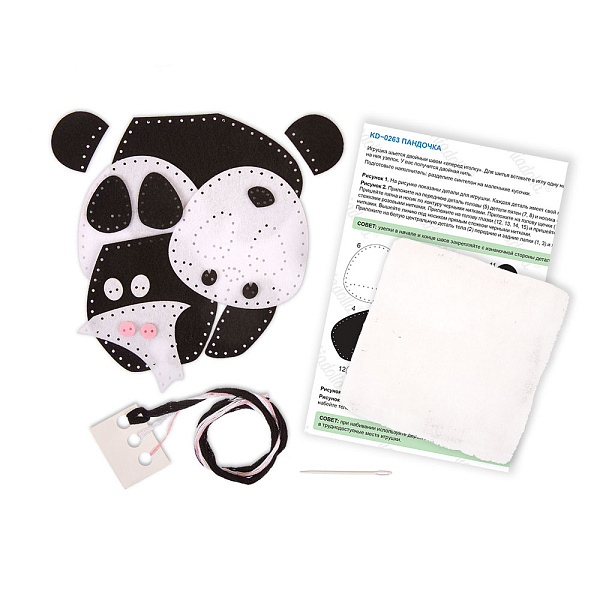 Набор для шитья "Miadolla KIDS" Пандочка .15 x 15 см,5+