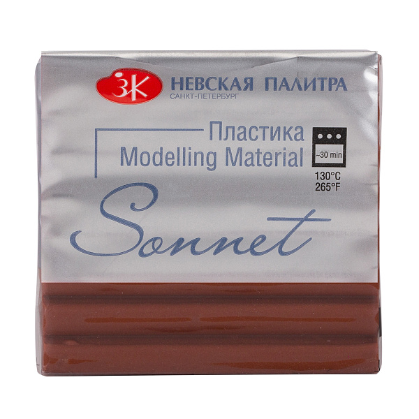 Пластика Sonnet брус 56 гр. коричневая яшма