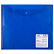 Папка-конверт для тетрадей с кнопкой A5+ "Expert Complete" Premier 180 мкм волокно синий new ЕС2113002