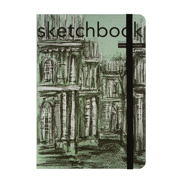 SKETCHBOOK BV, 179х250 мм, 80Л, ЧЕРНЫЙ 110 гр. В ТВЕРДОМ ПЕРЕПЛЕТЕ (4 ВИДА) (10129060/251119/0034399,КИТАЙ)