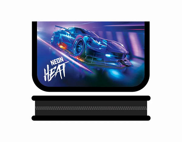 Пенал 1секц.+ств. д/мал. 190*115 "NEON CAR"