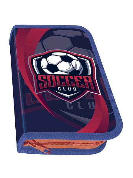 Пенал 1секц.+ств. 200*130 ТА, "SOCCER" 2023 большой печать на ткани