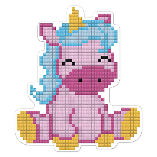 Алмазная мозаика  "ФРЕЯ" магнит "Очаровашка" 9 х 10 см