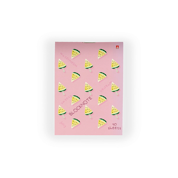 Блокнот А5 40 л. "АРБУЗИКИ" 4 ВИДА