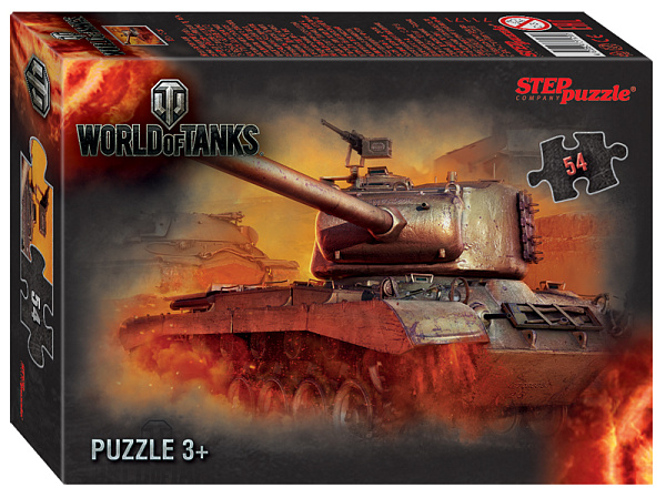 Пазлы 54 эл. "World of Tanks" (Wargaming)  (5видов)