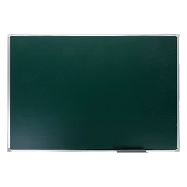 Магнитно-меловая доска 90x120 см, зеленая, в алюминиевой раме