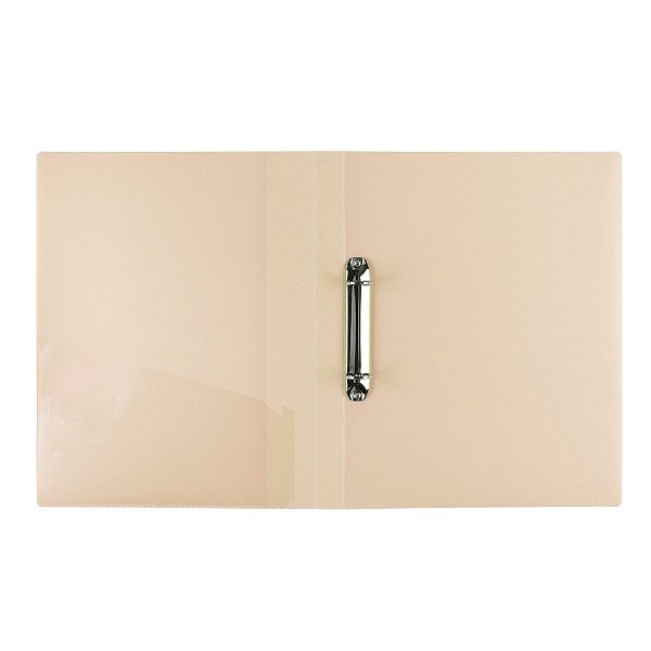 Папка 2 кольца 25 мм А4 "Expert Complete" Trend   "Pastel" 600 мкм  диагональ d - 20 мм ванильный