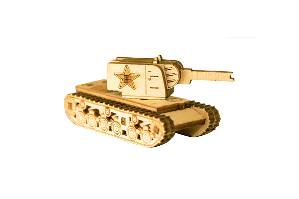 Конструктор деревянный Uniwood UNIT "Танк КВ-2"