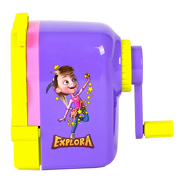 Точилка д/каранд. механическая Deli Mirror Explora пластик ассорти