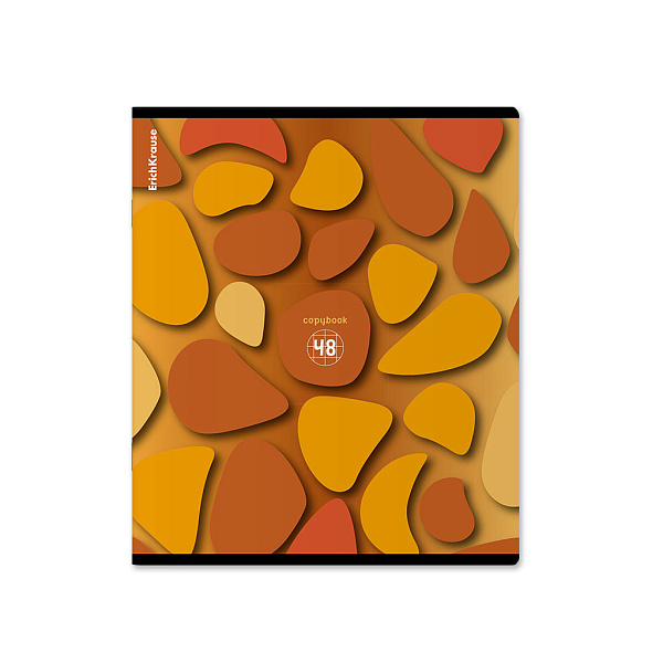 Тетрадь 48 л. кл. "Color Stones", выборочный УФ-лак ErichKrause 