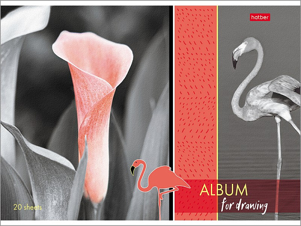 Альбом для рисования 20 листов "Изысканность цвета"