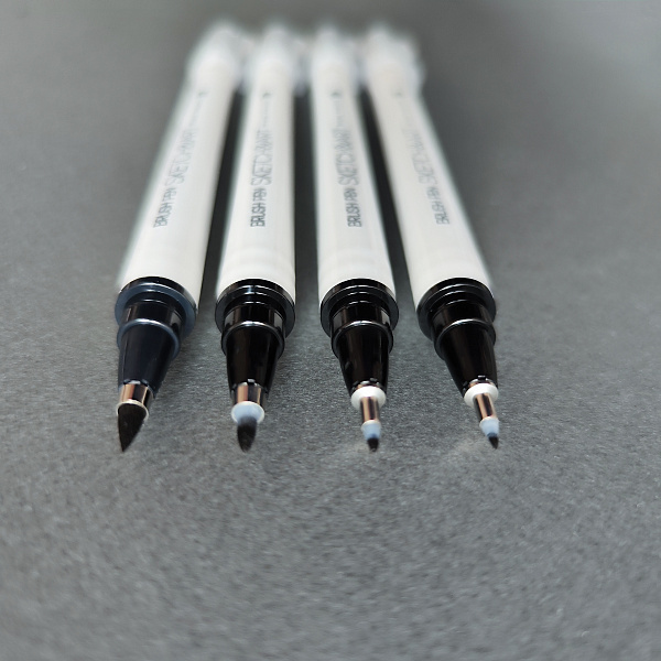 Набор ручек "SKETCH&ART" 4 штуки браш (кисти)