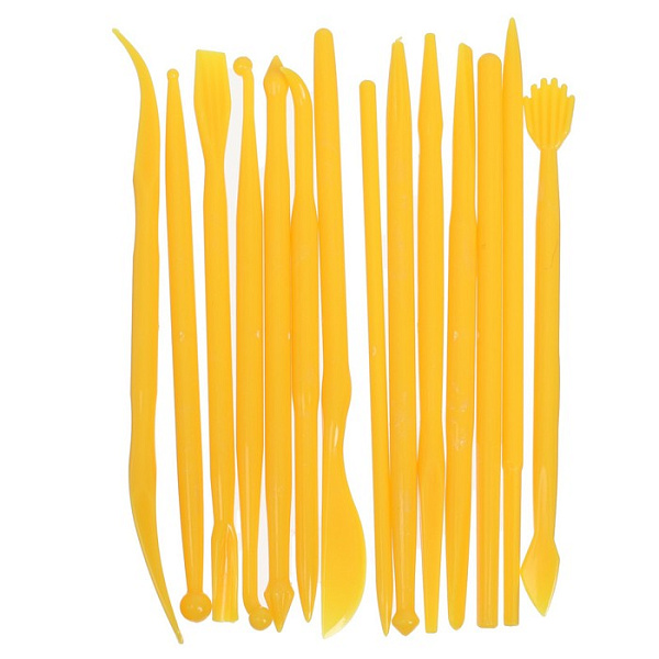 Набор стеков 14 штук МИКС для лепки из глины, пластилина, пластики