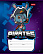 Тетрадь 12 л. кл. "Кибер-герои" 65г/кв.м на скобе  5 диз.в блоке скругл.углы
