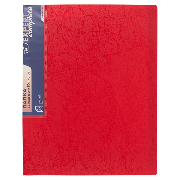Папка 80ф "Expert Complete" Premier A4 700 мкм 25 мм волокно красный new