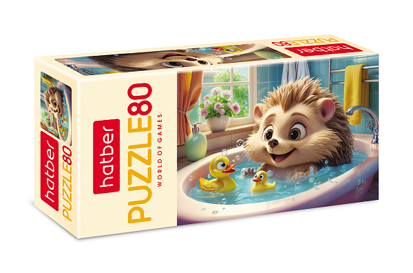 ПАЗЛЫ 80 эл. А5 230Х165мм  -Spa для ёжика-